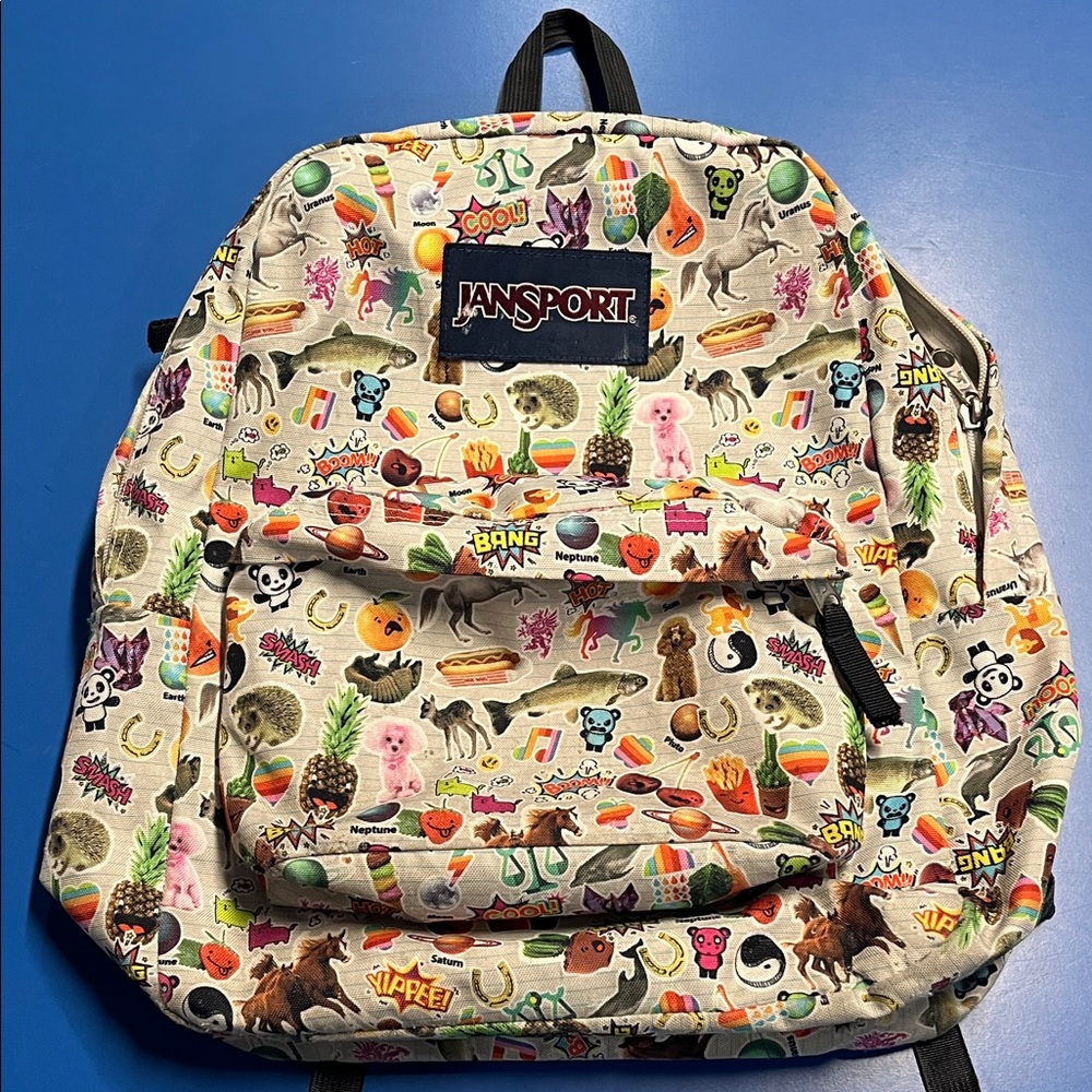 Jansport Emojis and Cute Animals Backpack Size L